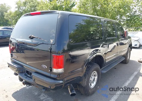 2003 Ford Excursion Limited z USA, uszkodzony, nr VIN 1FMSU43P63EB66720